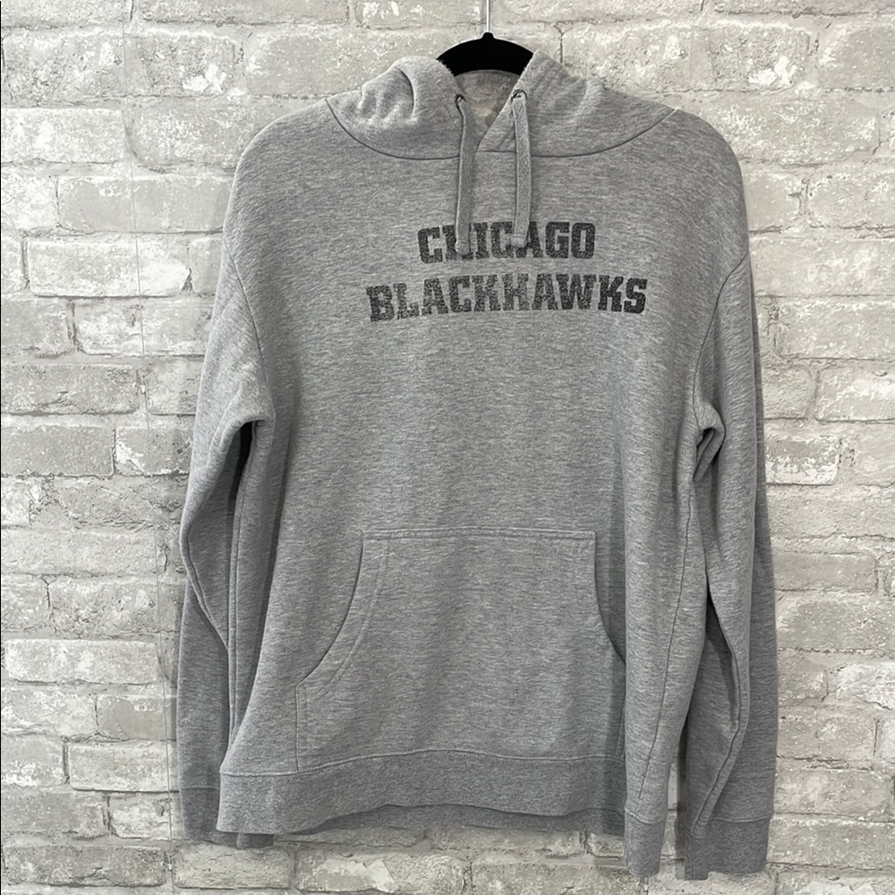 Fanatics Gray Chicago Blackhawks Sweatshirt